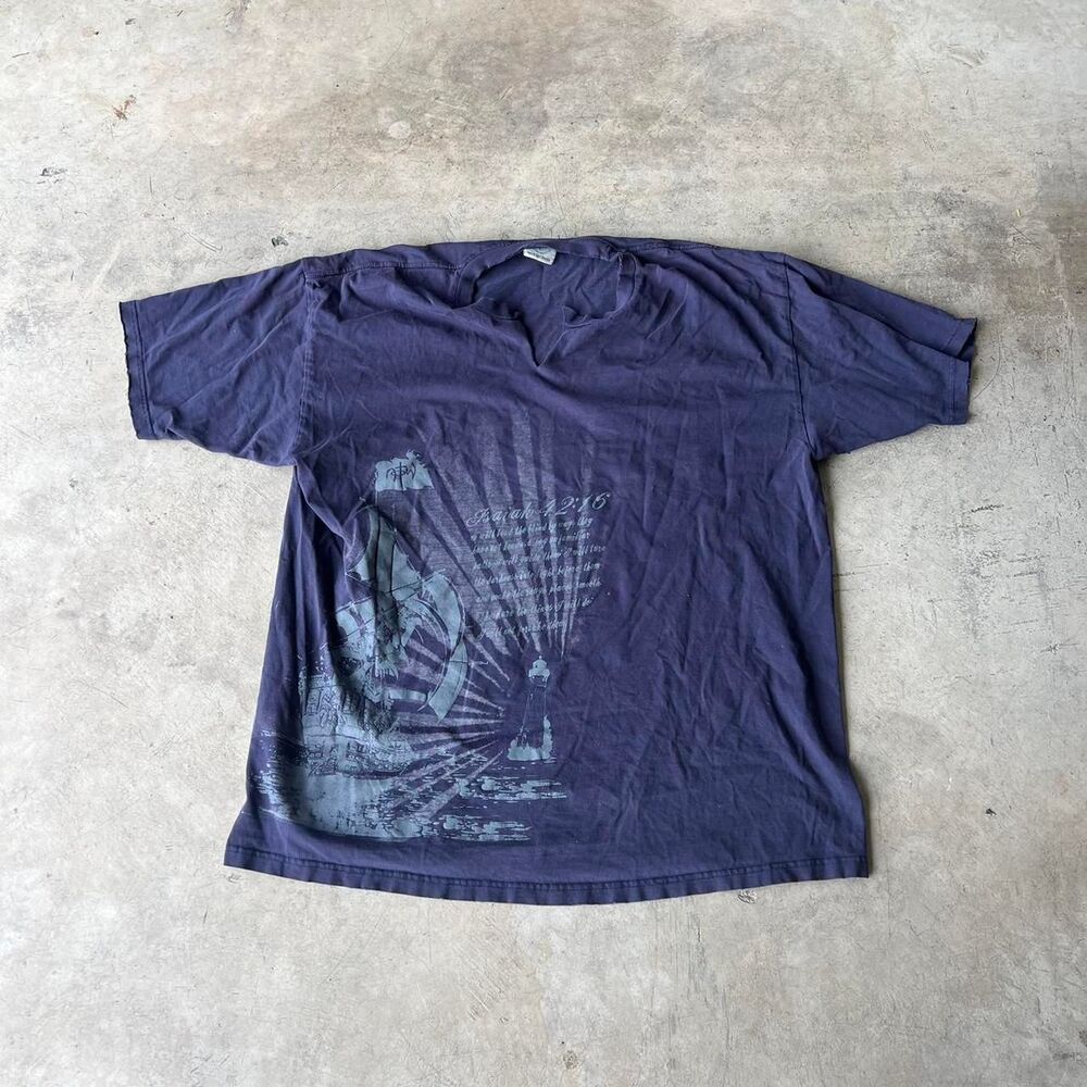 Not Of This World 90s Graphic y2k tee Isaiah 42:16 distressed Mens XXL